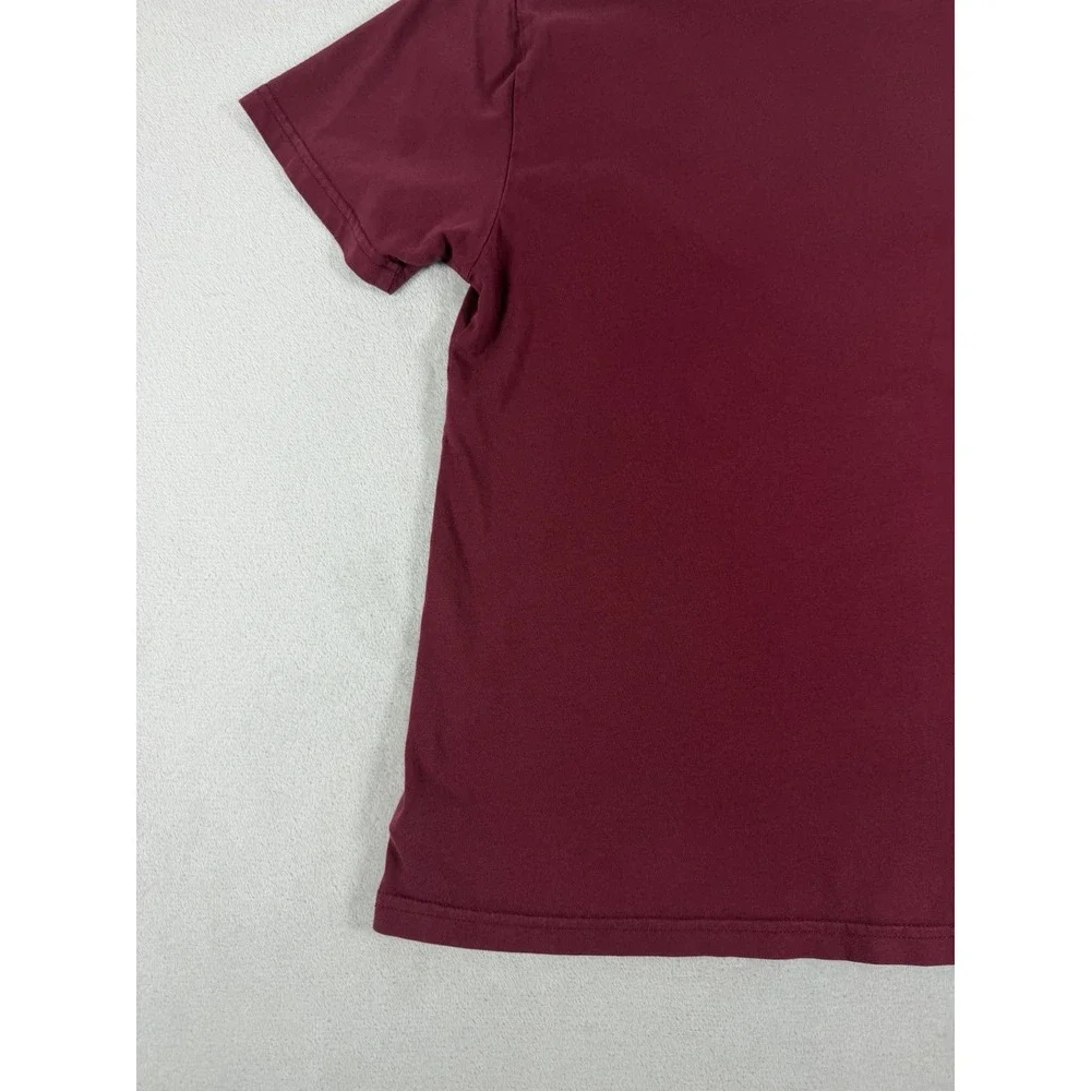 Polo Ralph Lauren Kids Burgundy Jersey Crewneck T-Shirt With Logo Size L/G